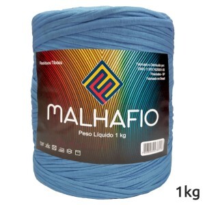 Fio de malha residual com 1kg Malhafio