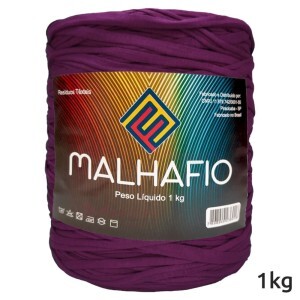 Fio de malha residual com 1kg Malhafio