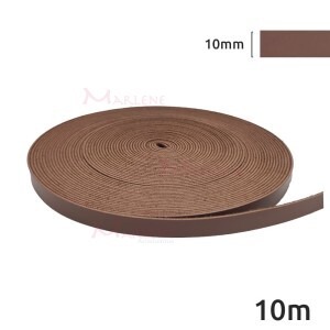 Tira de couro sintético 10mm rolo com 10m