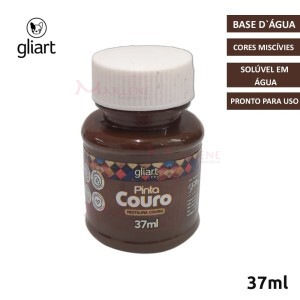Tinta pinta couro Gliart com 37ml