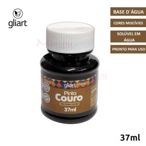 Tinta pinta couro Gliart com 37ml