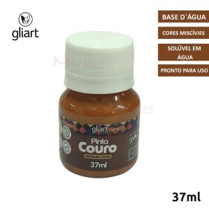 Tinta pinta couro Gliart com 37ml