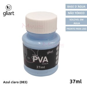 Tinta PVA fosca 37ml Gliart