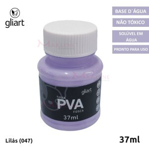 Tinta PVA fosca 37ml Gliart