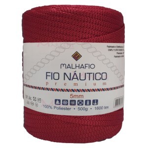 Fio náutico premium 5mm com 500g Malhafio
