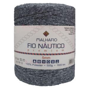 Fio náutico estonado premium 5mm com 500g Malhafio