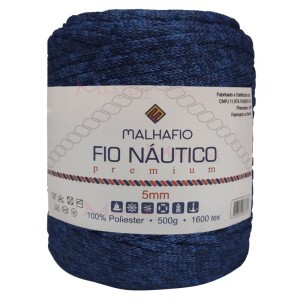 Fio náutico estonado premium 5mm com 500g Malhafio