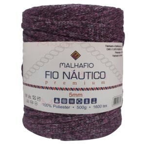 Fio náutico estonado premium 5mm com 500g Malhafio