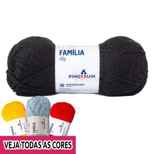 Lã Família 40g Pingouin tex.375 com 106m
