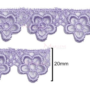 Renda guipir flor CHL-615-20 13,70m