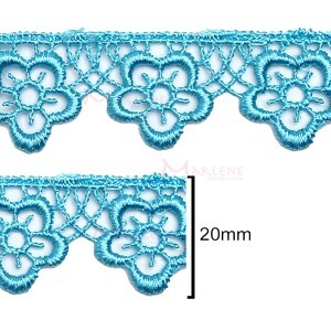 Renda guipir flor CHL-615-20 13,70m
