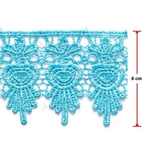 Renda guipir bico CHL-436-60 13,70m