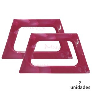 Alça para bolsa trapézio pink mesclado 7709 com 1 par