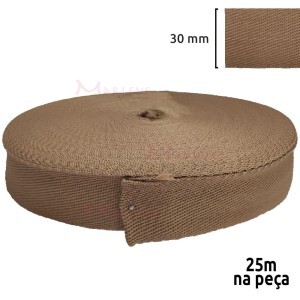 Fita chic 30mm para alça de bolsa com 25m em poliéster Bicolor