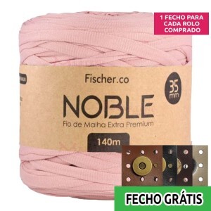Detalhes: Fio de malha Noble extra premium 35mm com 140m Fischer + fecho de corino grátis