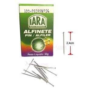 Alfinete nº24 Iara com 50g