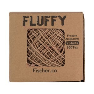 Fio Fluffy com 254m Fischer para amigurumi