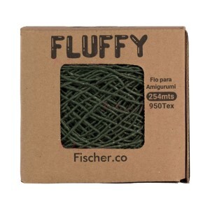 Fio Fluffy com 254m Fischer para amigurumi
