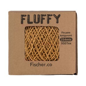 Fio Fluffy com 254m Fischer para amigurumi