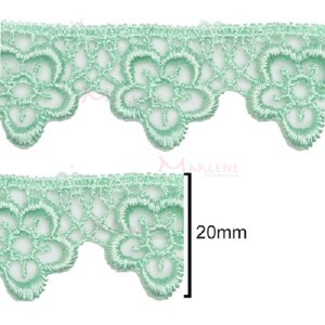 Renda guipir flor CHL-615-20 13,70m