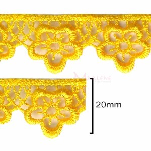 Renda guipir flor CHL-615-20 13,70m