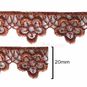 Renda guipir flor CHL-615-20 13,70m