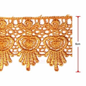 Renda guipir bico CHL-436-60 13,70m