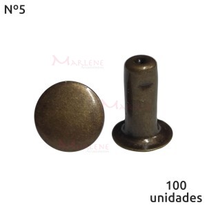 Rebite comum nº5 com 100 unidades baxmann