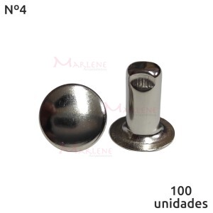 Rebite comum nº4 com 100 unidades baxmann