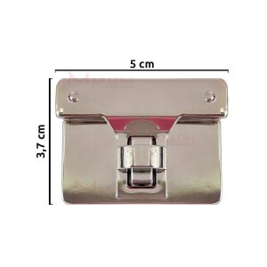 Fecho para bolsa níquel com encaixe HYSK1257 com 1 unidade