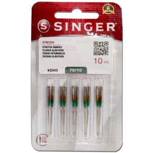 Agulha ponta bola singer 2045 nº10 para máquina doméstica com 10 unidades