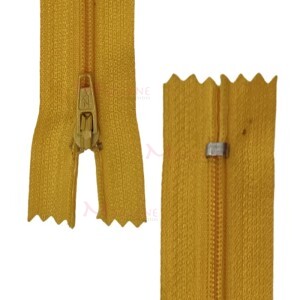 Zíper de nylon fino 18cm unidade