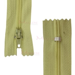 Zíper de nylon fino 20cm unidade