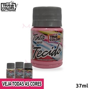 Tinta para tecido True Colors com 37ml